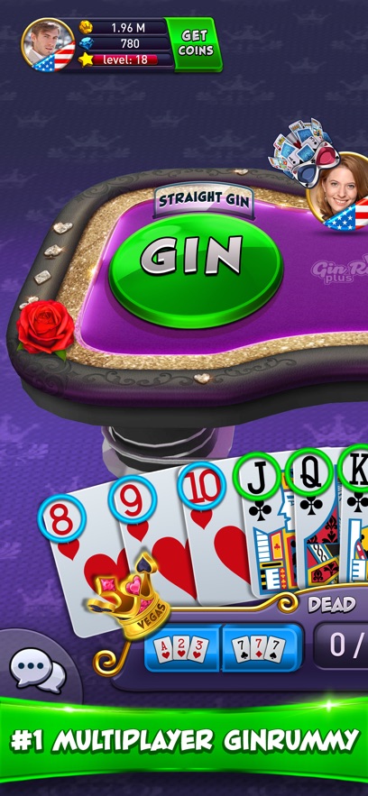 Gin Rummy Plus - Fun Card Game