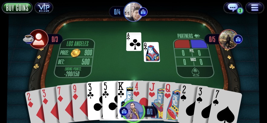 Spades Tournament online game