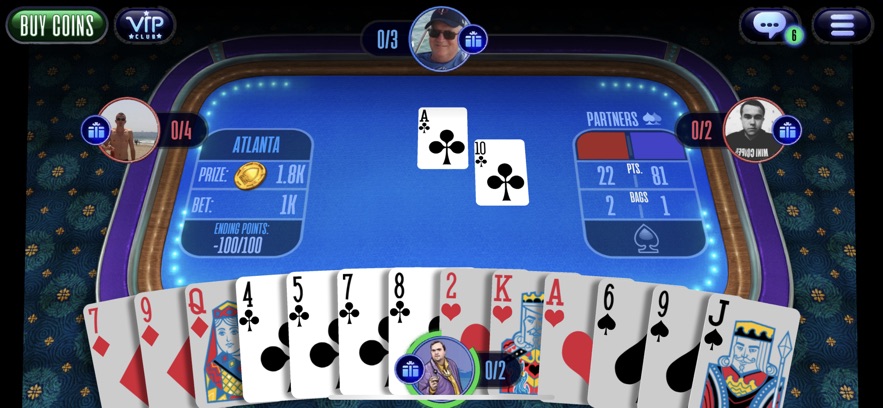Spades Tournament online game