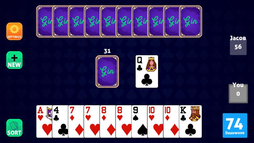 Gin Rummy Offline Plus