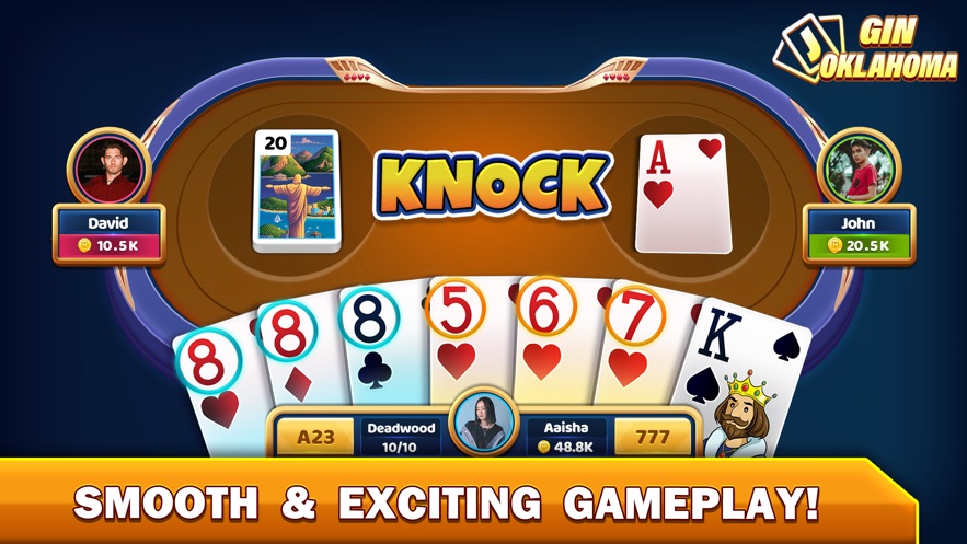 Gin Rummy - Offline Card Game
