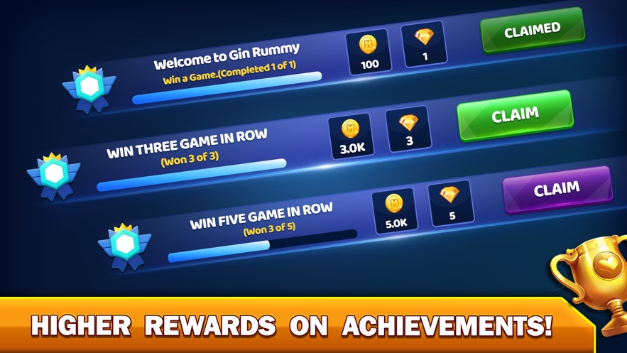 Gin Rummy - Offline Card Game