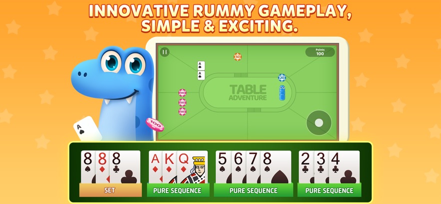 Rummy Snack-Poker Adventure