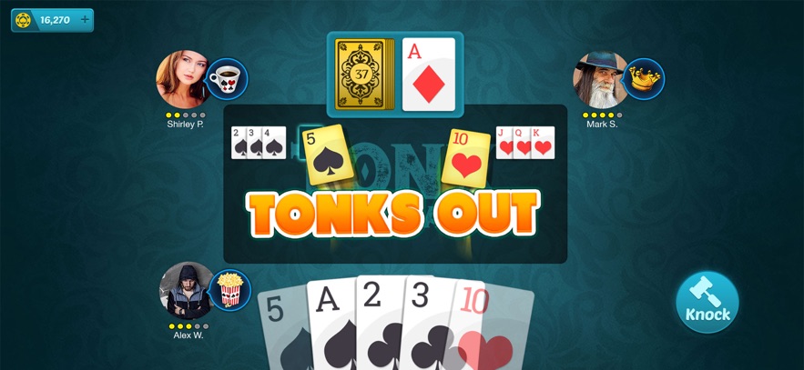 Tonk Online - Rummy Card Game!